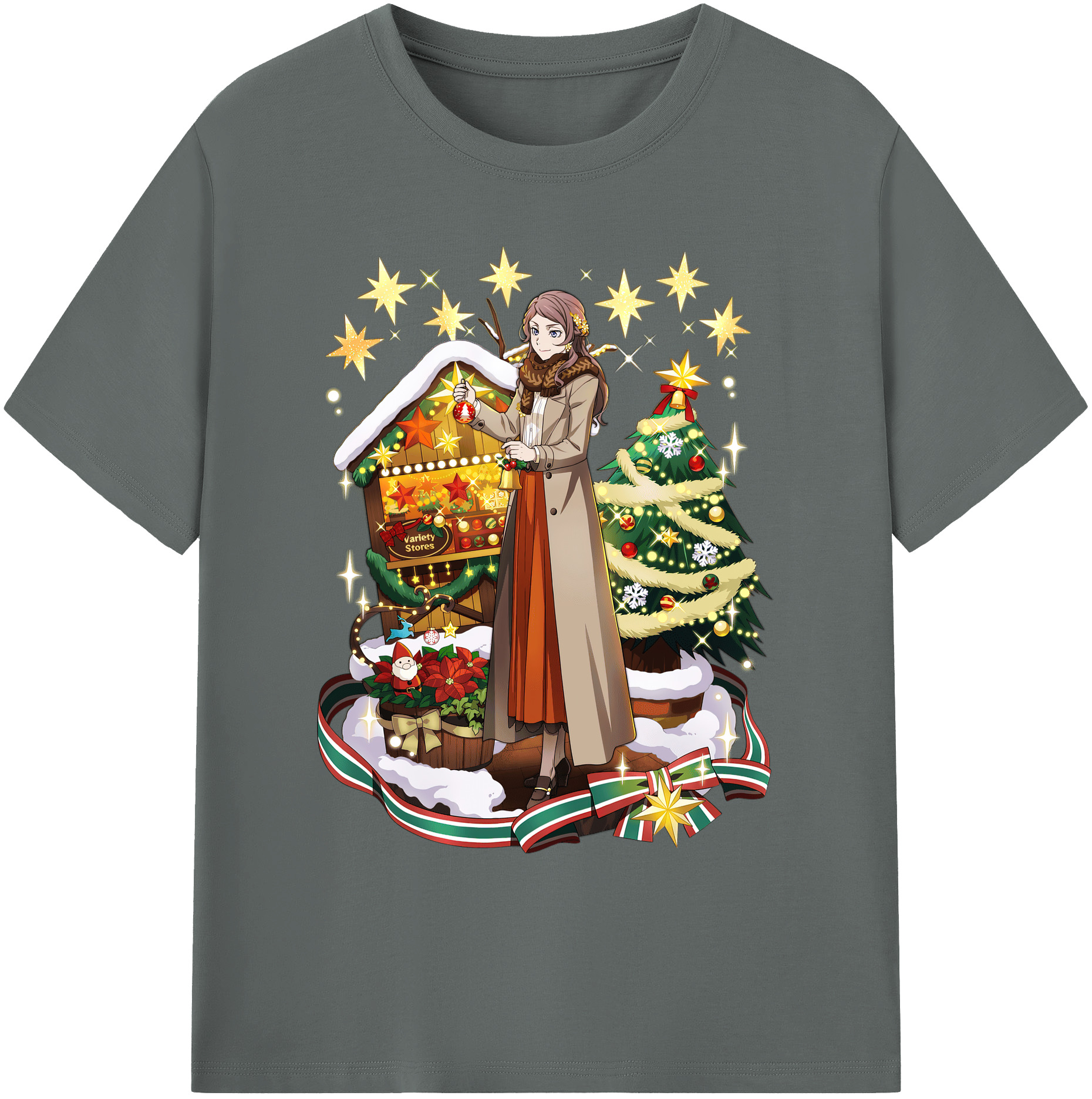 （画像用） 文豪ストレイドッグス Bungo Stray Dogs 綿100％ メンズ半袖Tシャツ｜肌触りやわらか＆通気性